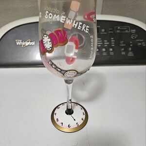 Lolita "It's 5 o'clock Somewhere" Wine glass
